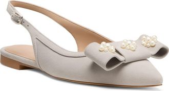 Stuart Weitzman Julietta Slingback Mule in Perla at Nordstrom Rack, Size 10.5