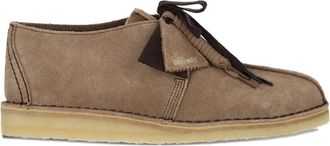 Clarks desert trek lace-up shoes - men - Suede/Suede/Rubber - 6.5 - Neutrals
