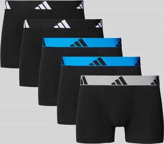 adidas Trunks aus Baumwoll-Mix im 5er-Pack in Black, Gr&ouml;&szlig;e XXL