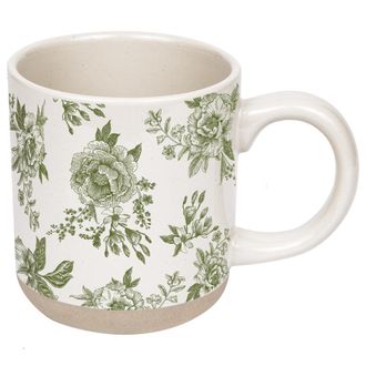 Sweet Water Decor Stoneware Pattern Coffee Mug in Green Delft at Nordstrom