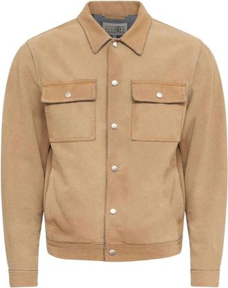 Maison Margiela Chest Patch-Pocket Jacket - Heren - Zomerjassen - Beige - L - Jassen