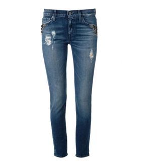 7 For All Mankind The Skinny Jeans - Cut - Jeans - Mujer - Azul - W29