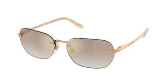 Ralph Lauren RL7089 91536E Womens Sunglasses Gold Size 59