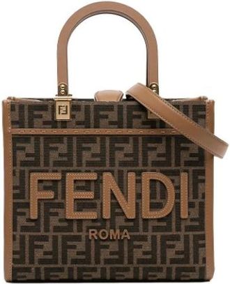 Fendi Pre-owned Handbags, female, Brown, Size: ONE SIZE Pre-owned Vintage Handbag