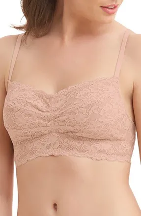 Montelle Intimates Lace Bralette in Sand at Nordstrom, Size 30D