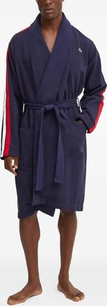 Lacoste Vestaglia con righe laterali - Blu