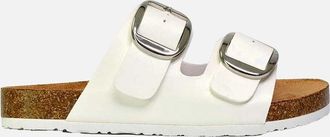 XY London Womens XY London Womens/Ladies Dolly Twin Buckle Sandals - White - Size: 6