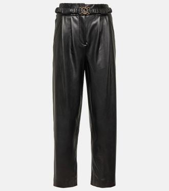 Veronica Beard Coolidge faux leather pants