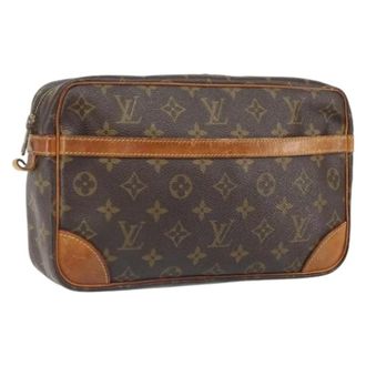 Louis Vuitton Clutch in Tela Pre-owned - - Pre-owned - Donna - Marrone - ONE SIZE
