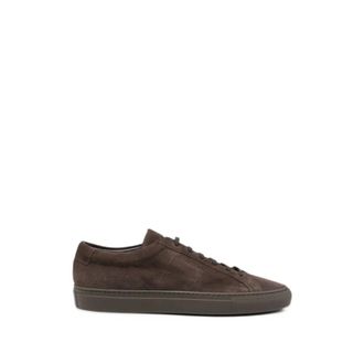 Common Projects Achilles Premium - Heren - Schoenen - Bruin - Maat: 42 EU Katoen