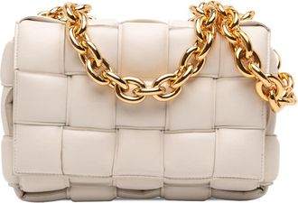Bottega Veneta Pre-owned Bottega Veneta Nappa Intrecciato Padded Chain Cassette Satchel Ladies BVC5FHBJDPD9VPZ0