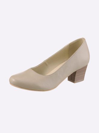 Andrea Conti Pumps ANDREA CONTI, Damen, Gr. 36, beige, Lederimitat, Schuhe Pumps
