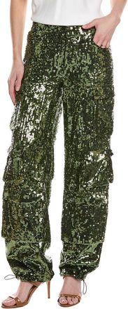 Alice & Olivia Alice + Olivia Olympia Mr. Sequin Baggy Cargo Pant
