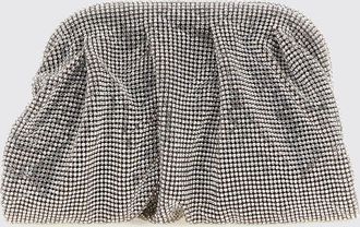 Benedetta Bruzziches Mini borsa Venus in maglia di cristalli drappeggiata
