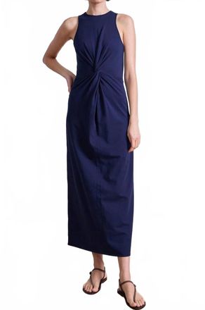 Apiece Apart Magna Twisted Tank Dress In Navy