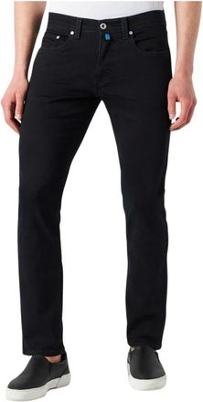 Pierre Cardin Heren, Jeans, Zwart, Maat: W35 L30 Katoen
