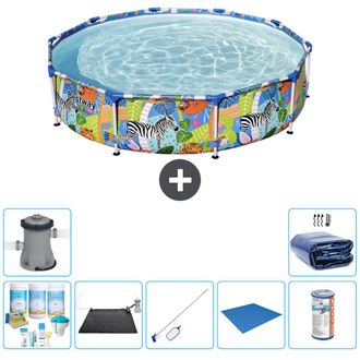 Bestway Piscina Bestway Steel Pro Redonda - Selva - 305x66 Cm - 7-piezas S21640