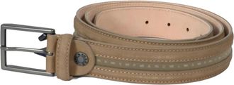 Paul & Shark Cintura Modello 15316001 - unisex - Riemen - Beige - 120 CM - Leer - Accessoires