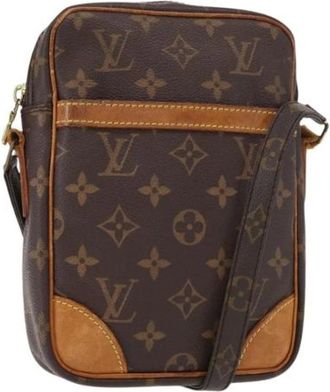 Louis Vuitton Pre-owned Cross Body Bags, female, Brown, Size: ONE SIZE Pre-owned Vintage Canvas Cross Body Bag