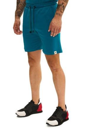 Ron Tomson Drawstring Cotton Shorts in Enamel Blue at Nordstrom Rack, Size Xx-Large