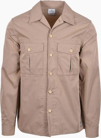 Paul Smith Mens PAUL SMITH CASUAL SHIRT JACKET BEIGE - Cream - Size: 44