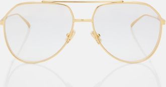 Bottega Veneta Light Ribbon aviator glasses