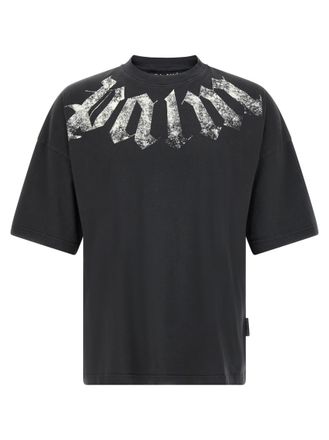 Palm Angels Black Graphic Crew Neck T-Shirt