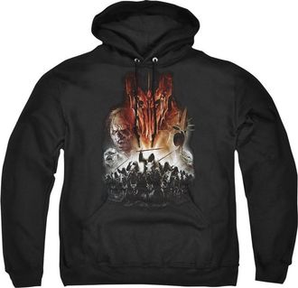 Gildan Lord Of The Rings Evil Rising Adult Pull Over Hoodie / Hooded Sweatshirt