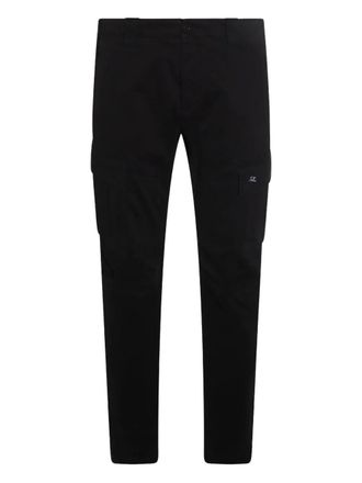 C.P. Company Broek met cargo zak - Zwart