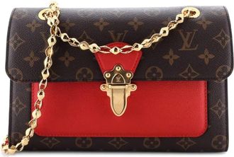 Louis Vuitton Victoire Handbag Monogram Canvas and Leather shoulder bag - Bruin