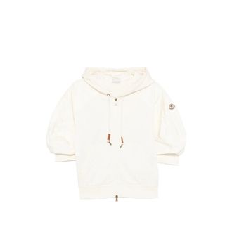 Moncler Hooded Puff-sleeve Jacket