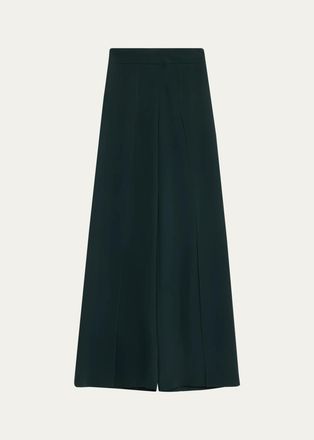 Akris Fellia Silk Georgette Flared Pants