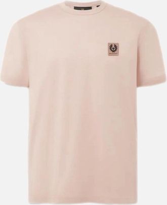 Belstaff Mens Belstaff T-Shirt Dusk Pink - Tan - Size: 44