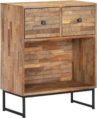 vidaXL Aparador De Madera De Teca Reciclada 60x30x75 Cm Vidaxl