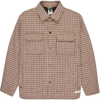 Element Lodge Check Freizeitjacke f&uuml;r Herren | braun