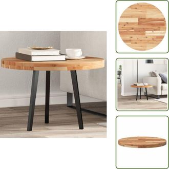 vidaXL Tavolo da bar - vidaXL Piano Tavolo Rotondo &Oslash;60x4 cm in Legno Massello di Acacia - Tavolino