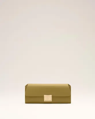 Ami Green Cow Leather Mimi Pouch Green - OS - Unisex