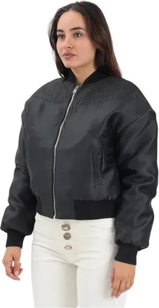 Marcelo Burlon Donna, Giacche, Nero, M, new
