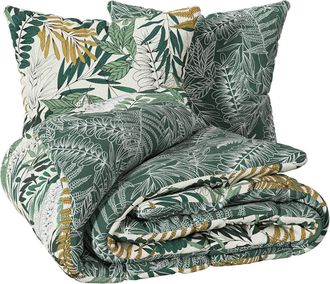 Atmosphera Atmosphera - Juego De Cama De Algod&oacute;n &laquo;tropik&raquo; 260 X 240 Cm Cr&eacute;ateur DInt&eacute;rieur