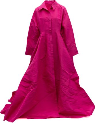 Valentino Garavani Pink Oversized Maxi Womens Dress