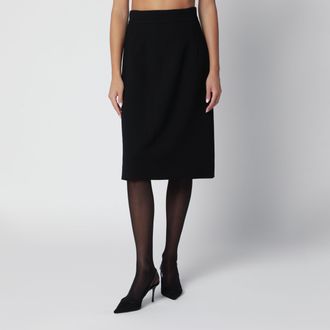 Dolce & Gabbana Black skirt in virgin wool