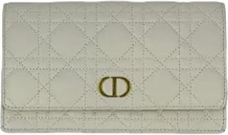 Dior Pre-owned Leather dior-bags - Dames - Vintage Accessoires - Wit - ONE Size - Leer - Vintage