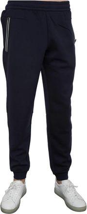 Emporio Armani Blauwe Broek Stijlvol Polyester Viscose Elastaan - Heren - Slim Fit Broeken - Blauw - XL - Polyester - Broeken
