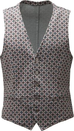 L.B.M. 1911 L.b.m. 1911, Jassen, Heren, Veelkleurig, M, Katoen, Multicolor Katoenmix Vest