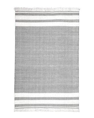 LR Home Lr Home Asher Modern Striped Hand-Woven Indoor/Outdoor Area Rug