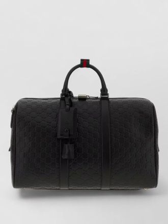 Gucci leather travel bag