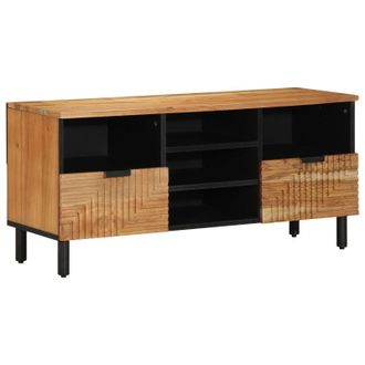 Berkfield Home TV Cabinet 100x33, 5x46 cm Solid Wood Acacia in Brown
