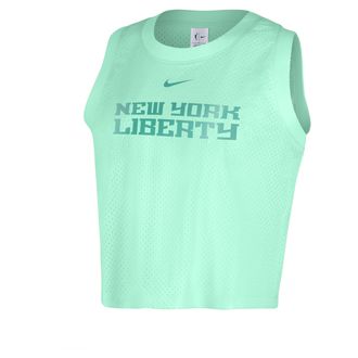 Nike New York Liberty Nike Womens WNBA Mesh Tank Top in Green | HF6471-353