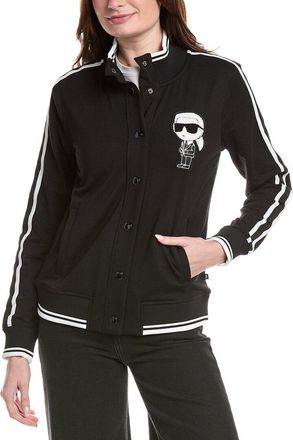Karl Lagerfeld Karl Lagerfeld Karl Zip-Up Knit Jacket