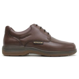 Mephisto Mephisto Douk Leather Mens Lace Up Shoes - Chestnut - Size:UK 8.5